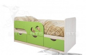 Кровать детская Минима Лего 1.86 (крем/дуб атланта) в Надыме - nadym.mebel-74.com | фото