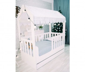 Кровать-домик с ящиком 800*1600 (Белый) в Надыме - nadym.mebel-74.com | фото