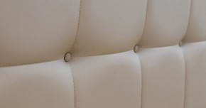 Кровать двойная Хлоя 160 + ортопед + ПМ + дно (арт. Пегасо капучино к/з (бежево-коричневый)) в Надыме - nadym.mebel-74.com | фото