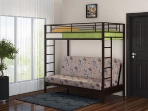 Кровать двухъярусная с диваном "Мадлен" (Коричневый/Бежевый) в Надыме - nadym.mebel-74.com | фото