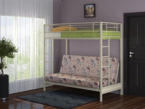 Кровать двухъярусная с диваном "Мадлен" (Слоновая кость/Серый) в Надыме - nadym.mebel-74.com | фото
