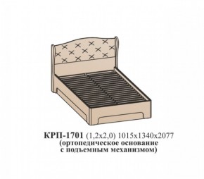 Кровать ЭЙМИ с подъемным механизмом КРП-1701 Рэд фокс (1200х2000) в Надыме - nadym.mebel-74.com | фото