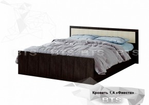 Кровать Фиеста 1400 LIGHT + Проложки LIGHT 1400 ДСП (Венге/Лоредо) в Надыме - nadym.mebel-74.com | фото