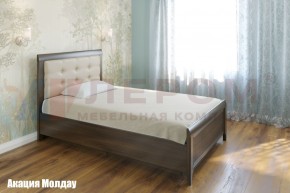 Кровать КР-1032 с мягким изголовьем в Надыме - nadym.mebel-74.com | фото