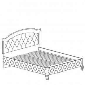 Кровать с обивкой №488 Марлен (1600) Кремовый белый в Надыме - nadym.mebel-74.com | фото
