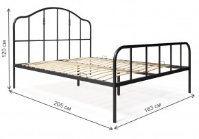 Кровать Милена 160х200 черная в Надыме - nadym.mebel-74.com | фото