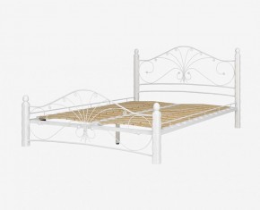 Кровать "Фортуна 1" КМД 2.01 Белая (1200*2000) (ножки-белые) с коваными элементами в Надыме - nadym.mebel-74.com | фото
