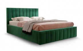 Кровать "Вена" 1400 СТАНДАРТ Вариант 1 Мора зеленый + бельевой ящик с кроватным основанием и подъемным механизмом в Надыме - nadym.mebel-74.com | фото