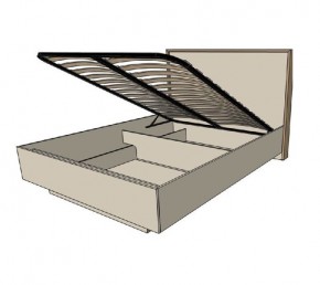 Кровать с основанием с ПМ и местом для хранения (1600) в Надыме - nadym.mebel-74.com | фото