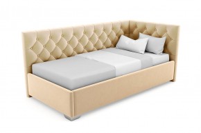 Кровать угловая Виола интерьерная +основание (90х200) в Надыме - nadym.mebel-74.com | фото