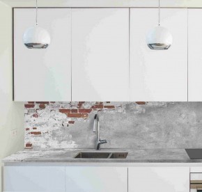 Кухонный фартук со столешницей (А-01) в едином стиле (3050 мм) в Надыме - nadym.mebel-74.com | фото