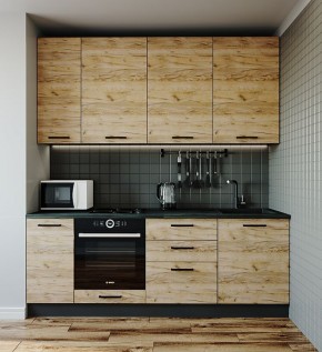 Кухонный гарнитур Крафт 2200 (Стол. 26мм) в Надыме - nadym.mebel-74.com | фото