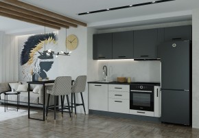 Кухонный гарнитур Лофт 2550 (Стол. 38мм) в Надыме - nadym.mebel-74.com | фото