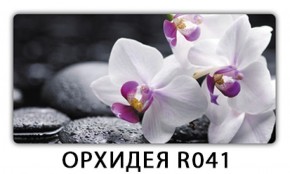 Обеденный раздвижной стол Бриз с фотопечатью Орхидея R041 в Надыме - nadym.mebel-74.com | фото