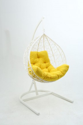 Подвесное кресло Бароло (белый/желтый) в Надыме - nadym.mebel-74.com | фото