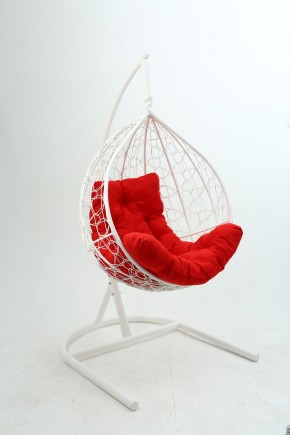 Подвесное кресло Бароло (белый/красный) в Надыме - nadym.mebel-74.com | фото