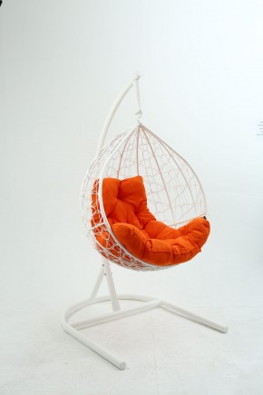 Подвесное кресло Бароло (белый/оранжевый) в Надыме - nadym.mebel-74.com | фото