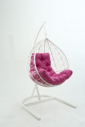 Подвесное кресло Бароло (белый/розовый) в Надыме - nadym.mebel-74.com | фото
