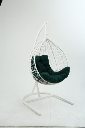 Подвесное кресло Бароло (белый/зеленый) в Надыме - nadym.mebel-74.com | фото