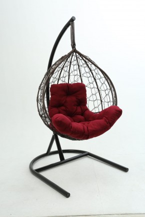Подвесное кресло Бароло (коричневый/бордо) в Надыме - nadym.mebel-74.com | фото