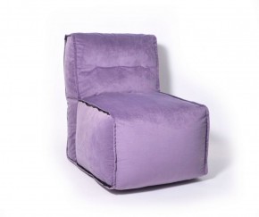 Прямое модульное бескаркасное кресло Комфорт (Фиолет велюр) в Надыме - nadym.mebel-74.com | фото