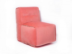 Прямое модульное бескаркасное кресло Комфорт (Персик велюр) в Надыме - nadym.mebel-74.com | фото