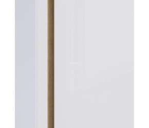 Шкаф 2х дверный с зеркалом Веста СБ-2259 (Дуб Бунратти/Белый глянец) в Надыме - nadym.mebel-74.com | фото