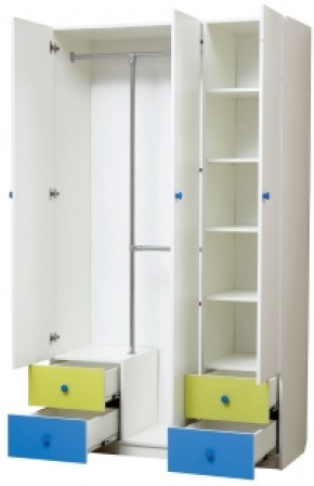 Шкаф 3-х дверный с ящиками и зеркалом Радуга (1200) в Надыме - nadym.mebel-74.com | фото