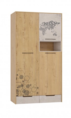 Шкаф для одежды 3 двери и 2 ящика Шк134.0 ДС Стэнфорд в Надыме - nadym.mebel-74.com | фото