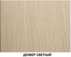 Шкаф для одежды №609 "Инна" Денвер светлый (*без полок) в Надыме - nadym.mebel-74.com | фото