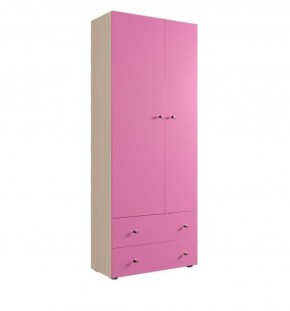 Шкаф ДМ 800 с 2-мя ящиками (розовый) в Надыме - nadym.mebel-74.com | фото