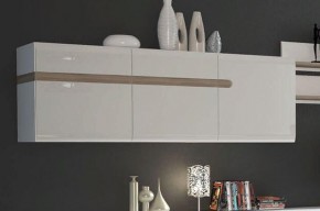 Шкаф навесной 3D/TYP 67, LINATE ,цвет белый/сонома трюфель в Надыме - nadym.mebel-74.com | фото