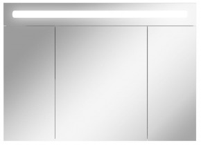 Шкаф-зеркало Аврора 100 с подсветкой LED Домино (DV8012HZ) в Надыме - nadym.mebel-74.com | фото