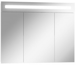 Шкаф-зеркало Аврора 90 с подсветкой LED Домино (DV8011HZ) в Надыме - nadym.mebel-74.com | фото