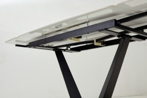Стол ALATRI 120 MATT WHITE MARBLE SOLID CERAMIC / BLACK, ®DISAUR в Надыме - nadym.mebel-74.com | фото