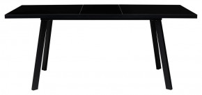 Стол ФИН 120 Черный, стекло/ Черный каркас М-City в Надыме - nadym.mebel-74.com | фото