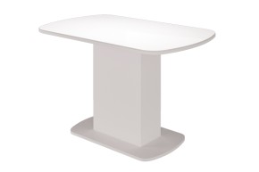 Стол обеденный Соренто (Белый глянец) в Надыме - nadym.mebel-74.com | фото