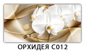 Стол раздвижной Трилогия с фотопечатью Орхидея C012 в Надыме - nadym.mebel-74.com | фото