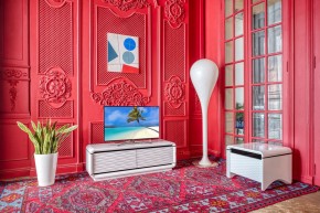 ТВ-тумба 3D Modo Due 135 см в Надыме - nadym.mebel-74.com | фото