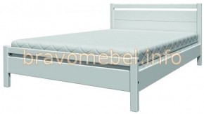 ВЕРОНИКА-1 Кровать из массива 900 (Белый Античный) в Надыме - nadym.mebel-74.com | фото