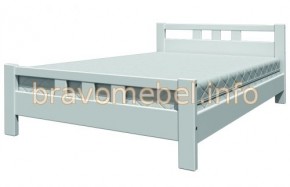 ВЕРОНИКА-2 Кровать из массива 900 (Белый античный) в Надыме - nadym.mebel-74.com | фото