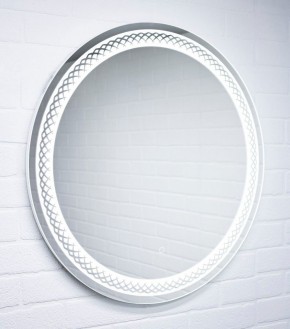 Зеркало Прая 700х700 с подсветкой Домино (GL7048Z) в Надыме - nadym.mebel-74.com | фото