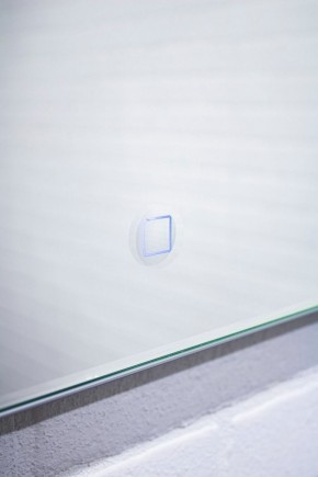 Зеркало Quadro 100 alum (линза) с подсветкой Sansa (SQL1030Z) в Надыме - nadym.mebel-74.com | фото
